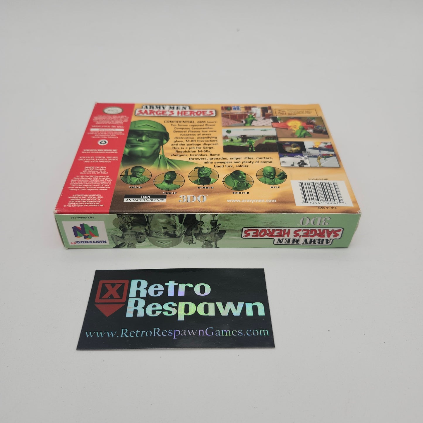 Army Men Sarge's Heroes - Nintendo 64 (Complete)