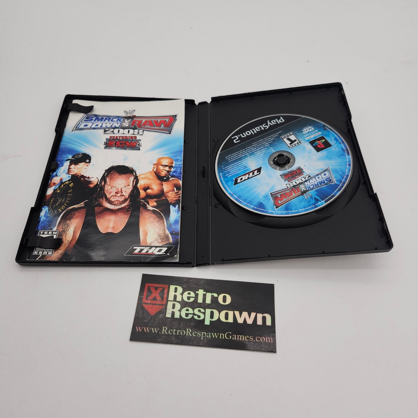 WWE Smackdown vs. Raw 2008 - Playstation 2 (Complete)