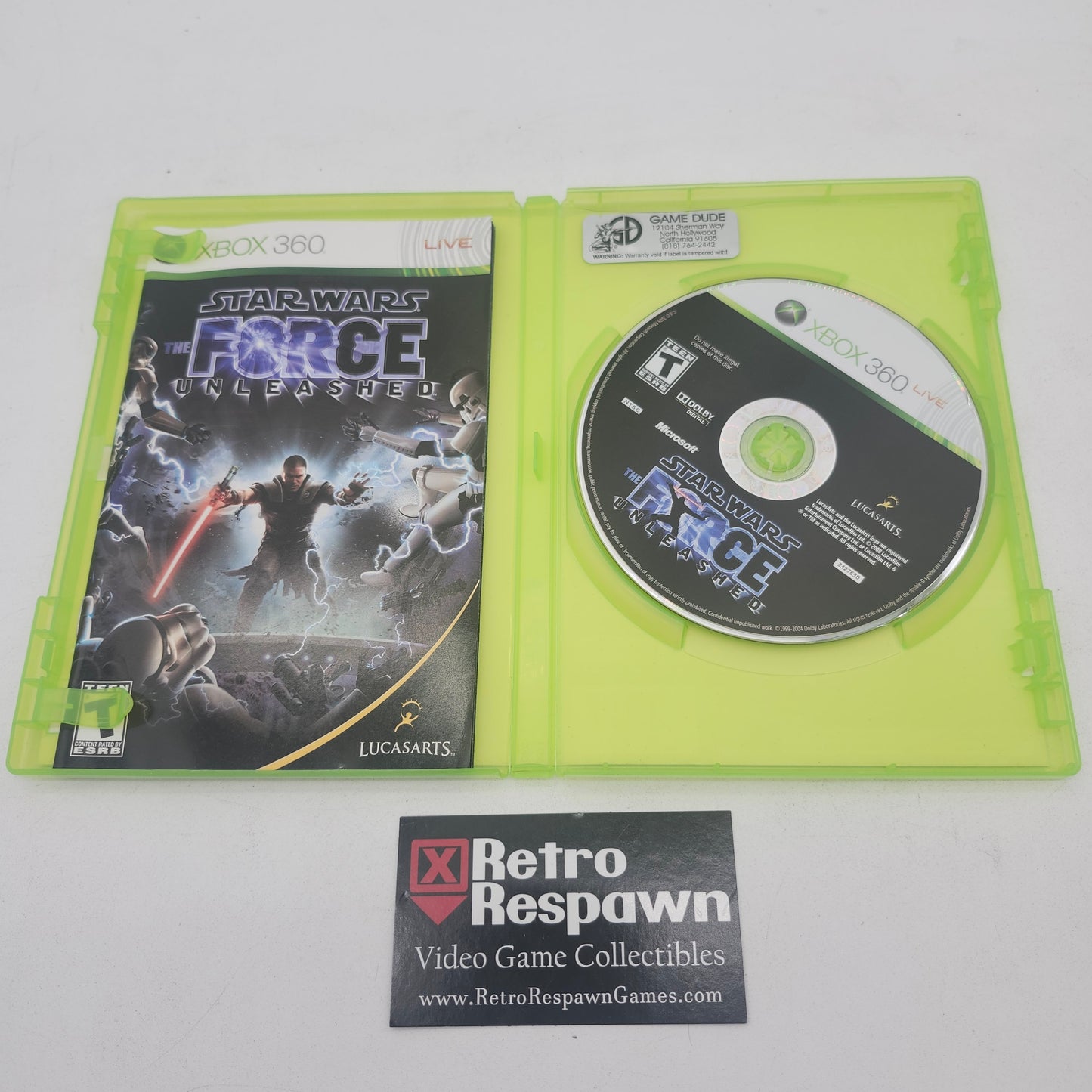 Star Wars The Force Unleashed - Xbox 360 (Complete)