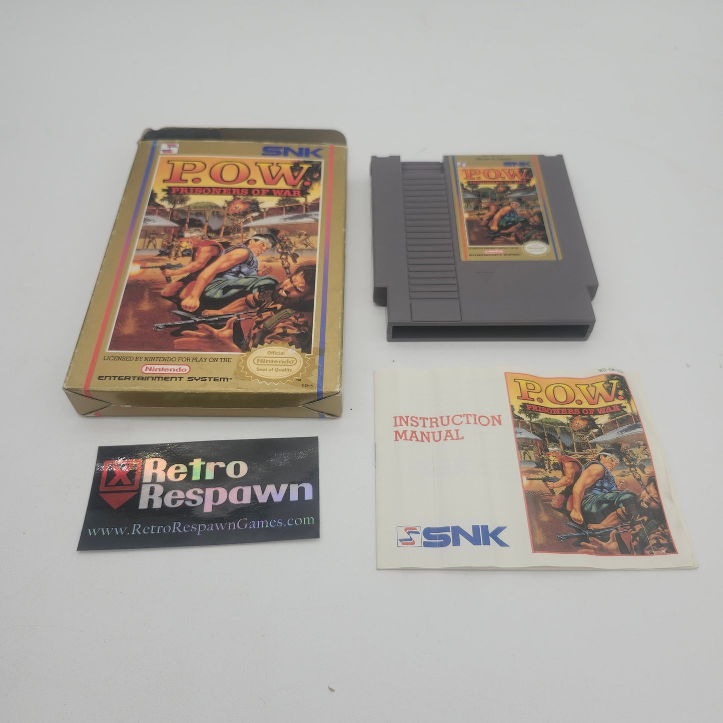 P.O.W. Prisoners of War - NES (Complete)