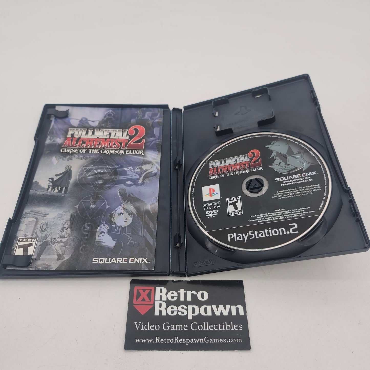 Fullmetal Alchemist 2 Curse of the Crimson Elixir - Playstation 2 (Complete/ No DVD)