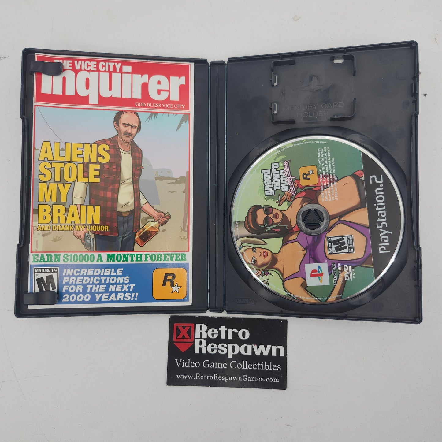 Grand Theft Auto Vice City Stories - Playstation 2 (No Map)