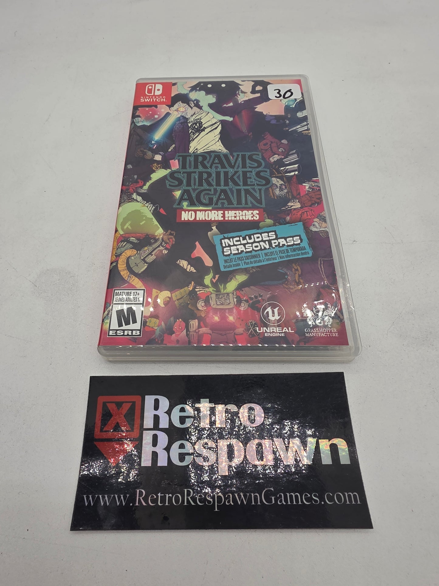 Travis Strikes Again: No More Heroes - Nintendo Switch (Complete)
