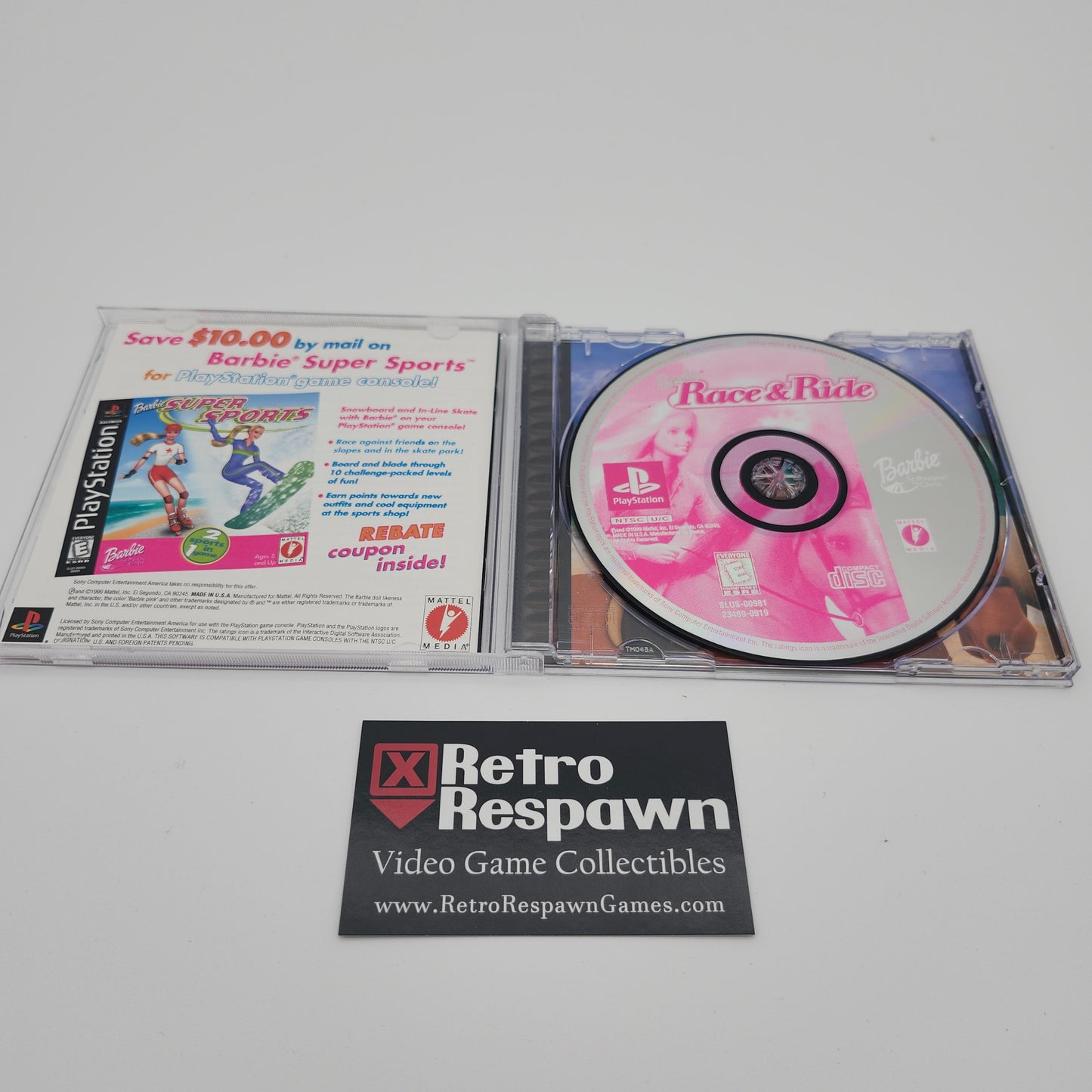 Barbie Race and Ride - Playstation (Complete)