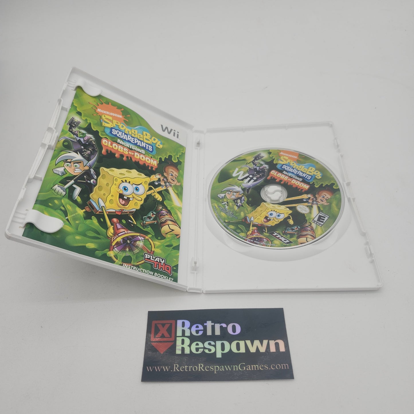 SpongeBob SquarePants Featuring Nicktoons Globs of Doom - Wii (Complete)