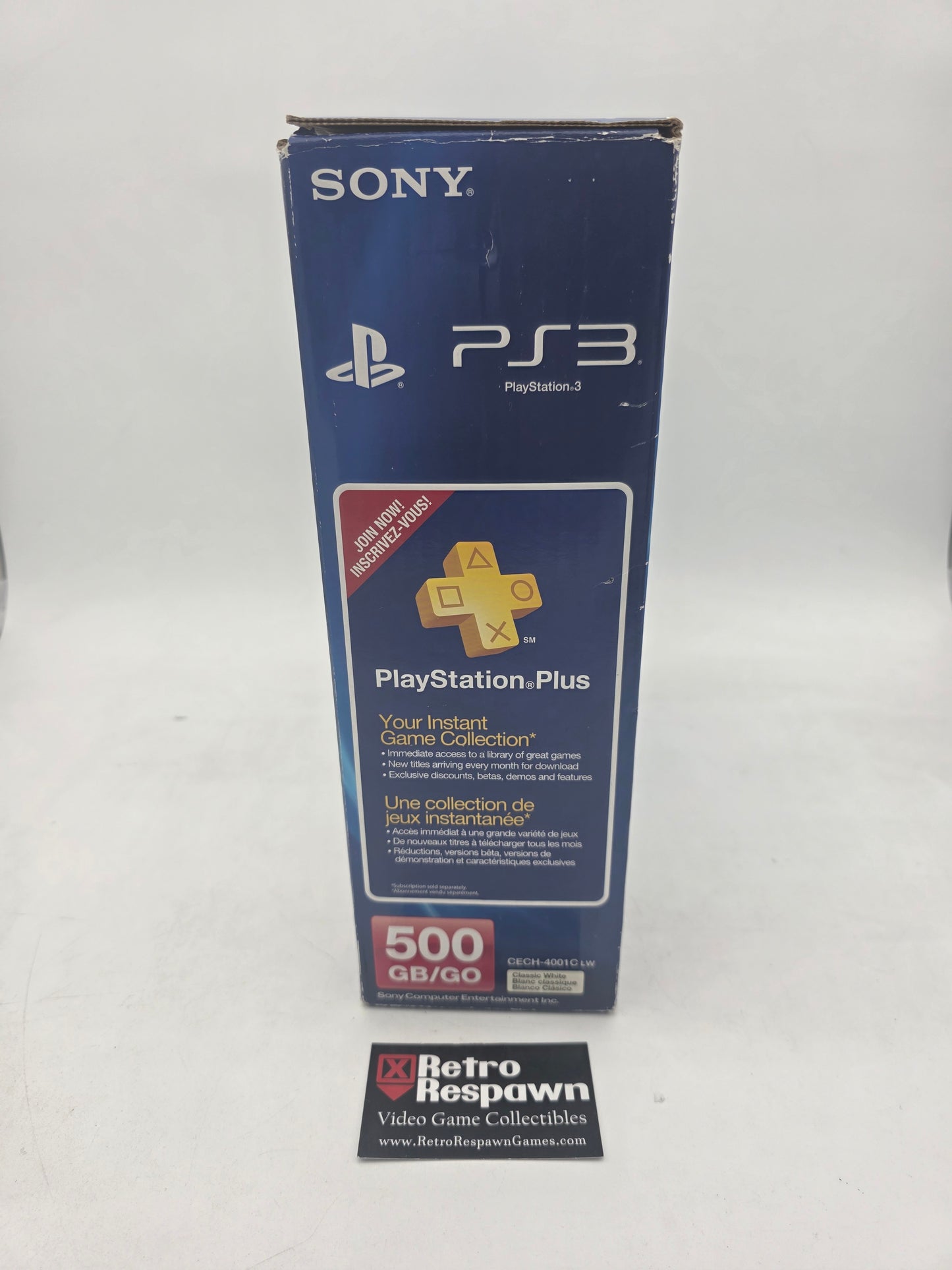 White Playstation 3 Super Slim 500GB - Playstation 3 (Complete)