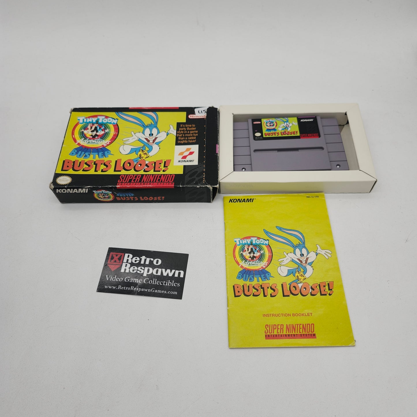 Tiny Toon Adventures Buster Busts Loose - Super Nintendo (Complete)