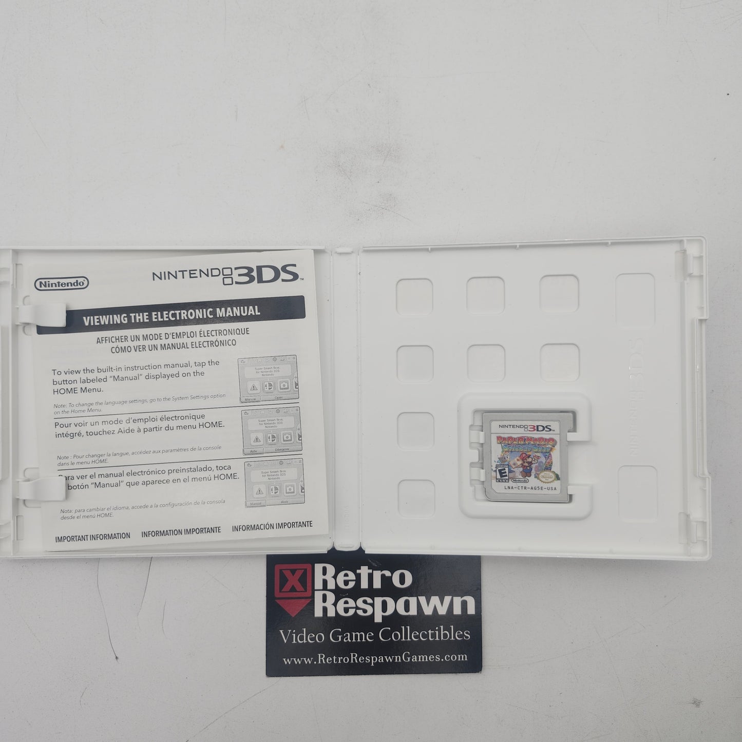 Paper Mario: Sticker Star - Nintendo 3DS (Complete)