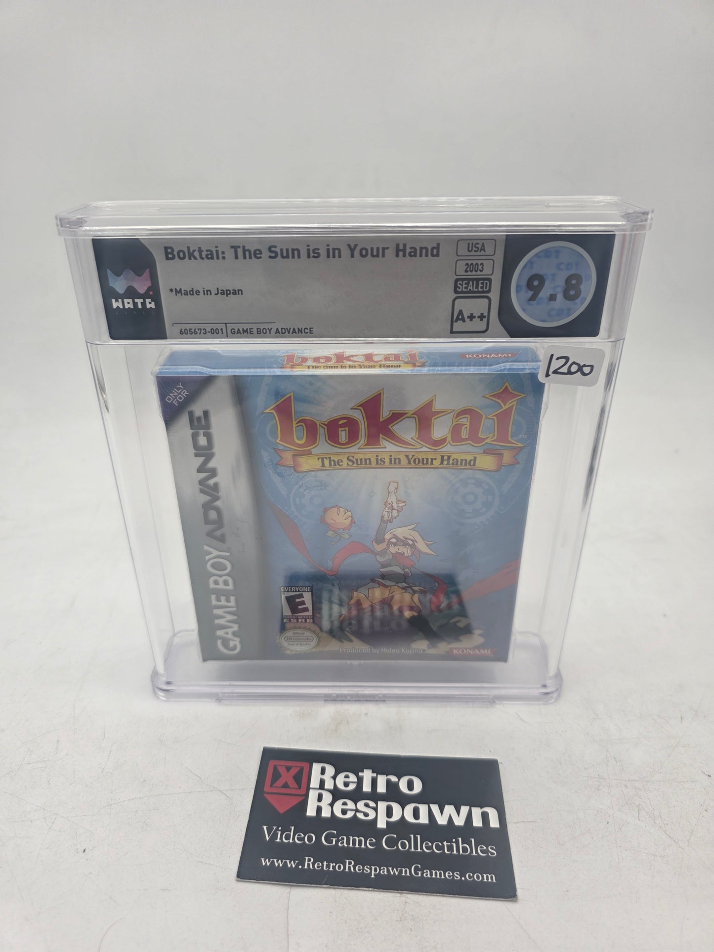 Boktai The Sun in Your Hands - GameBoy Advance (Graded Wata 9.8 A++)