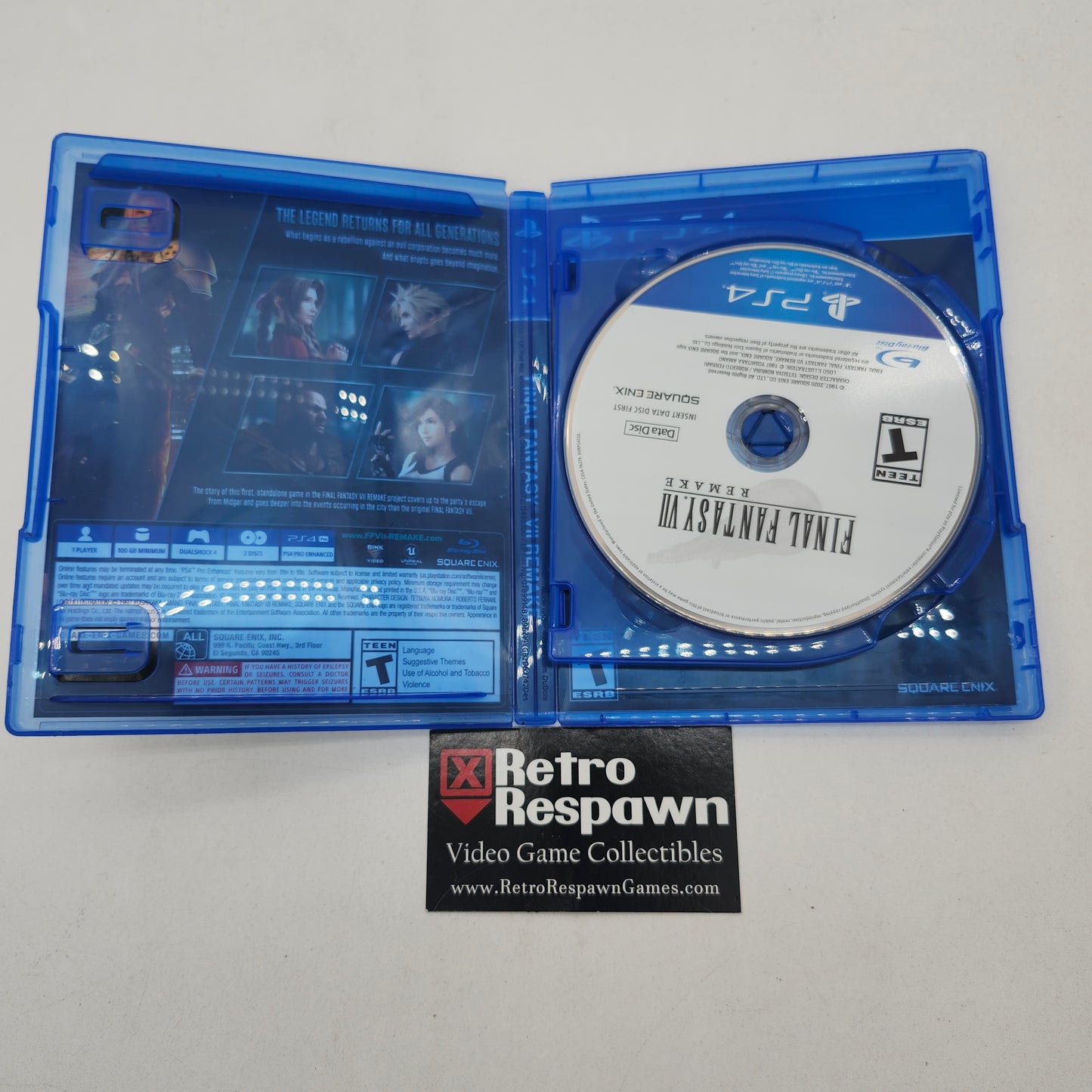 Final Fantasy VII Remake - Playstation 4 (Missing Manual)
