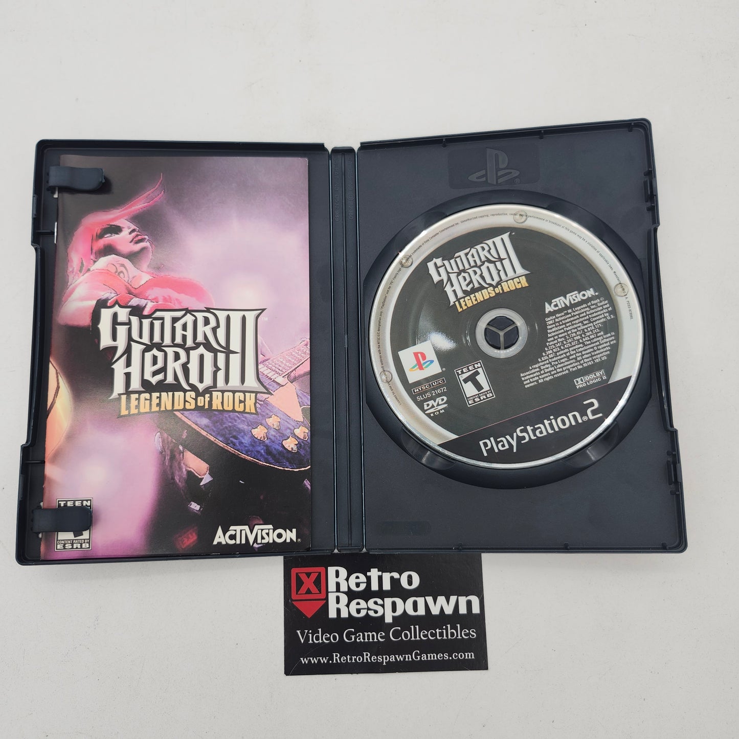 Guitar Hero III Legends of Rock - Playstation 2 (Complete)