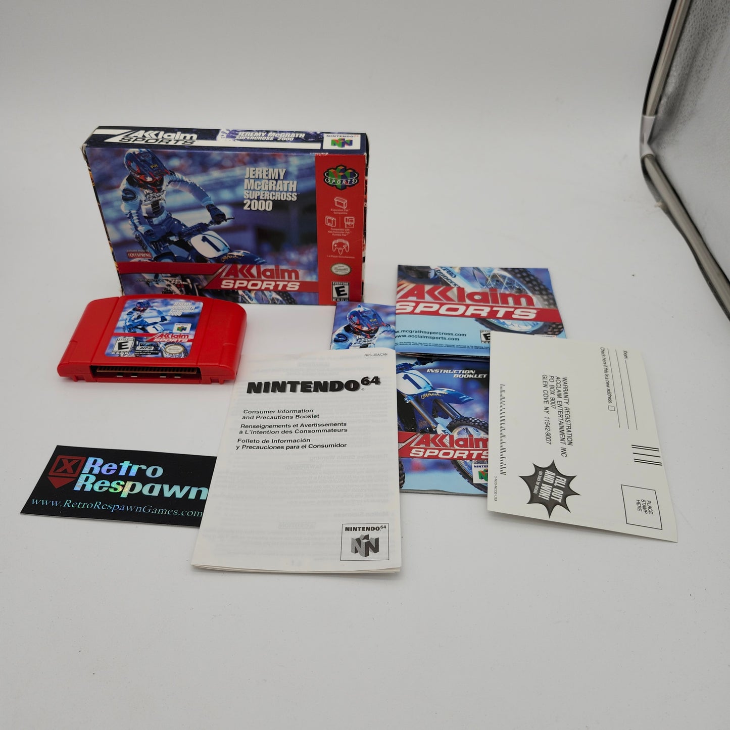 Jeremy McGrath Supercross 2000 - Nintendo 64 (Complete)