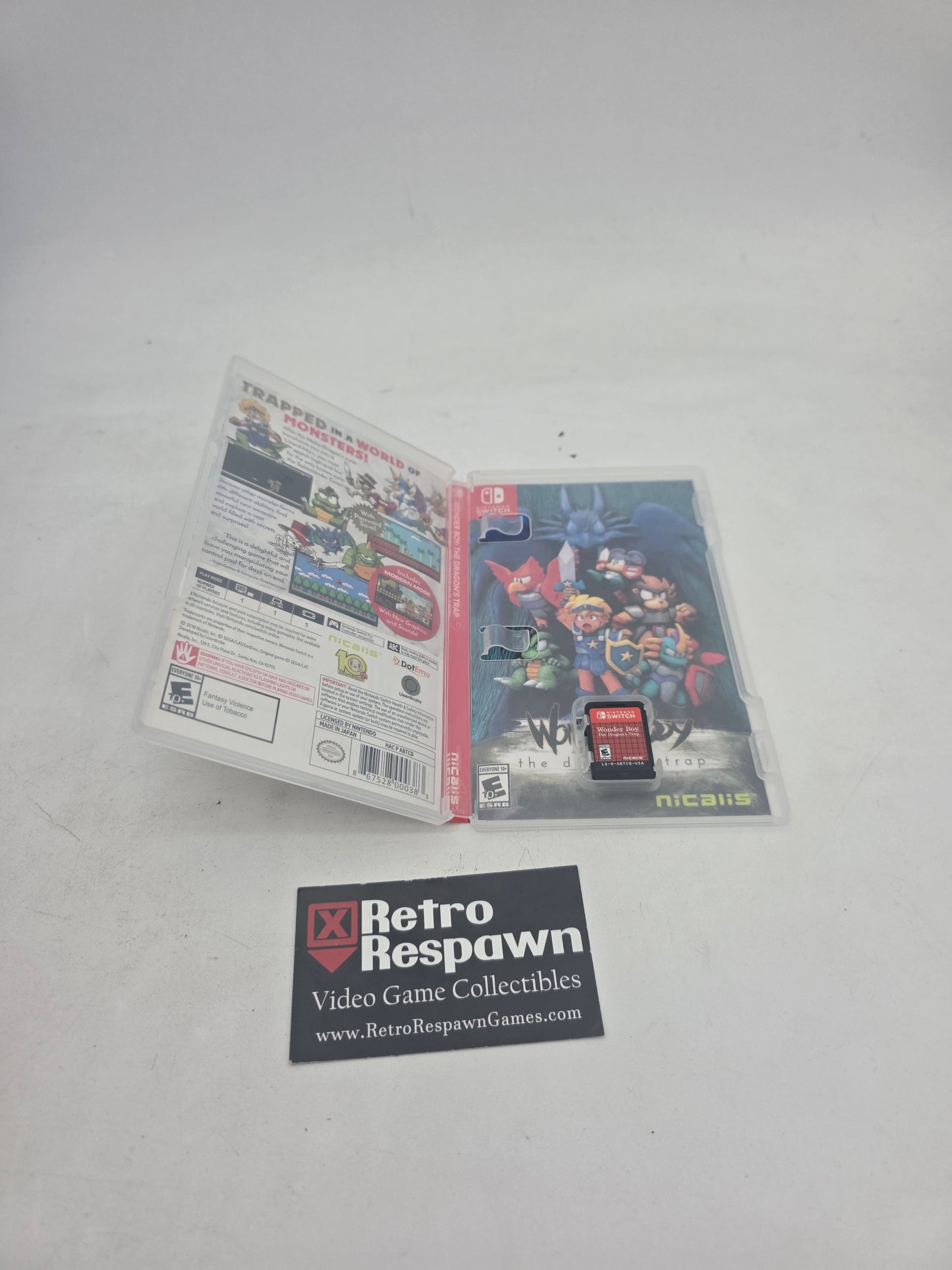 Wonder Boy The Dragon's Trap - Nintendo Switch (Complete)