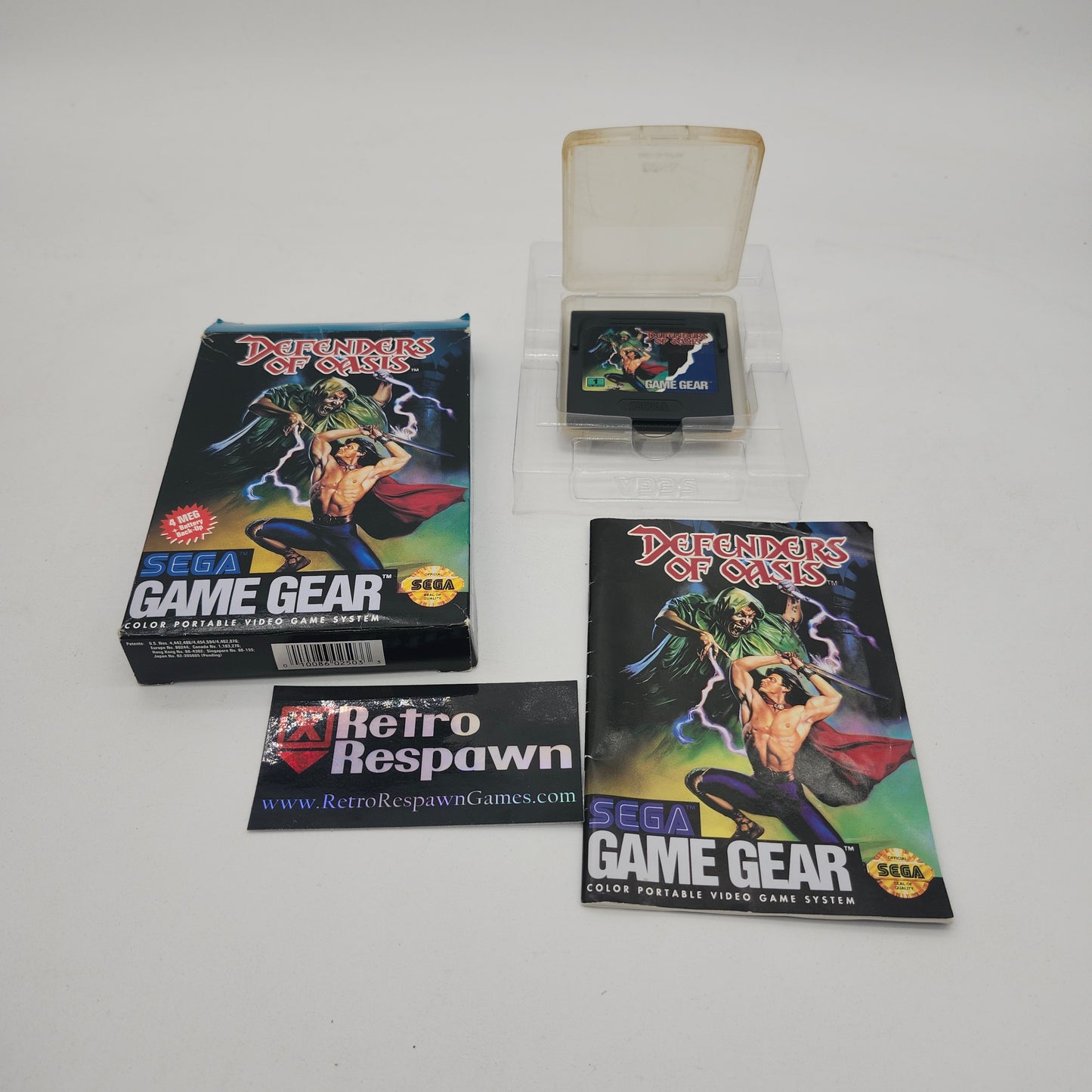 Defenders of Oasis - Sega Game Gear (Complete)
