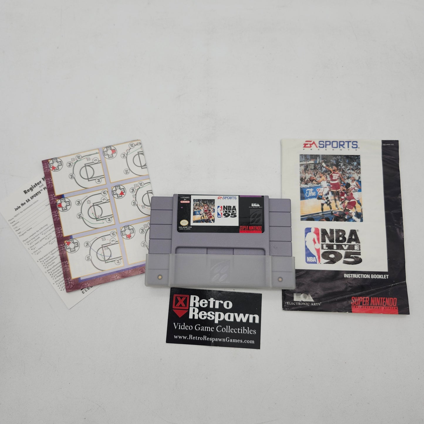 NBA Live 95 - Super Nintendo (Complete)