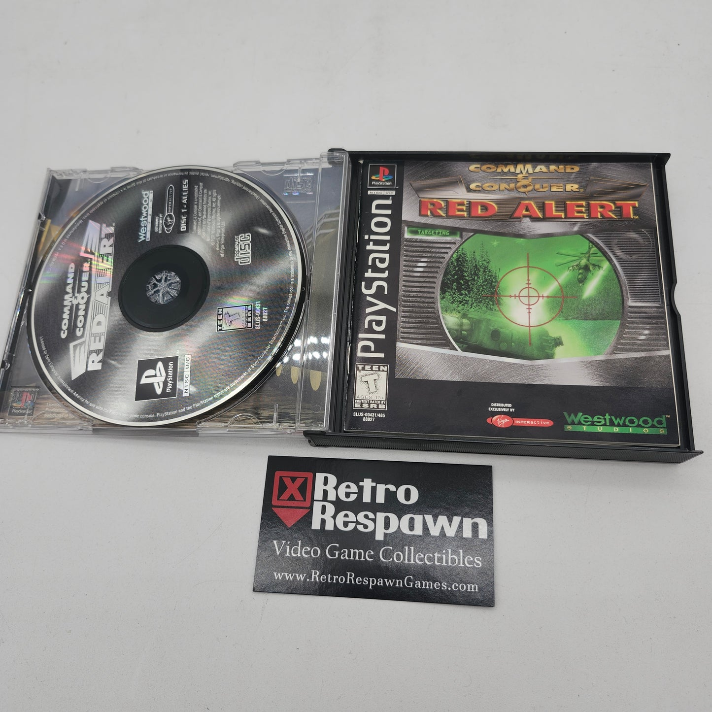 Command and Conquer Red Alert - Playstation (Complete)