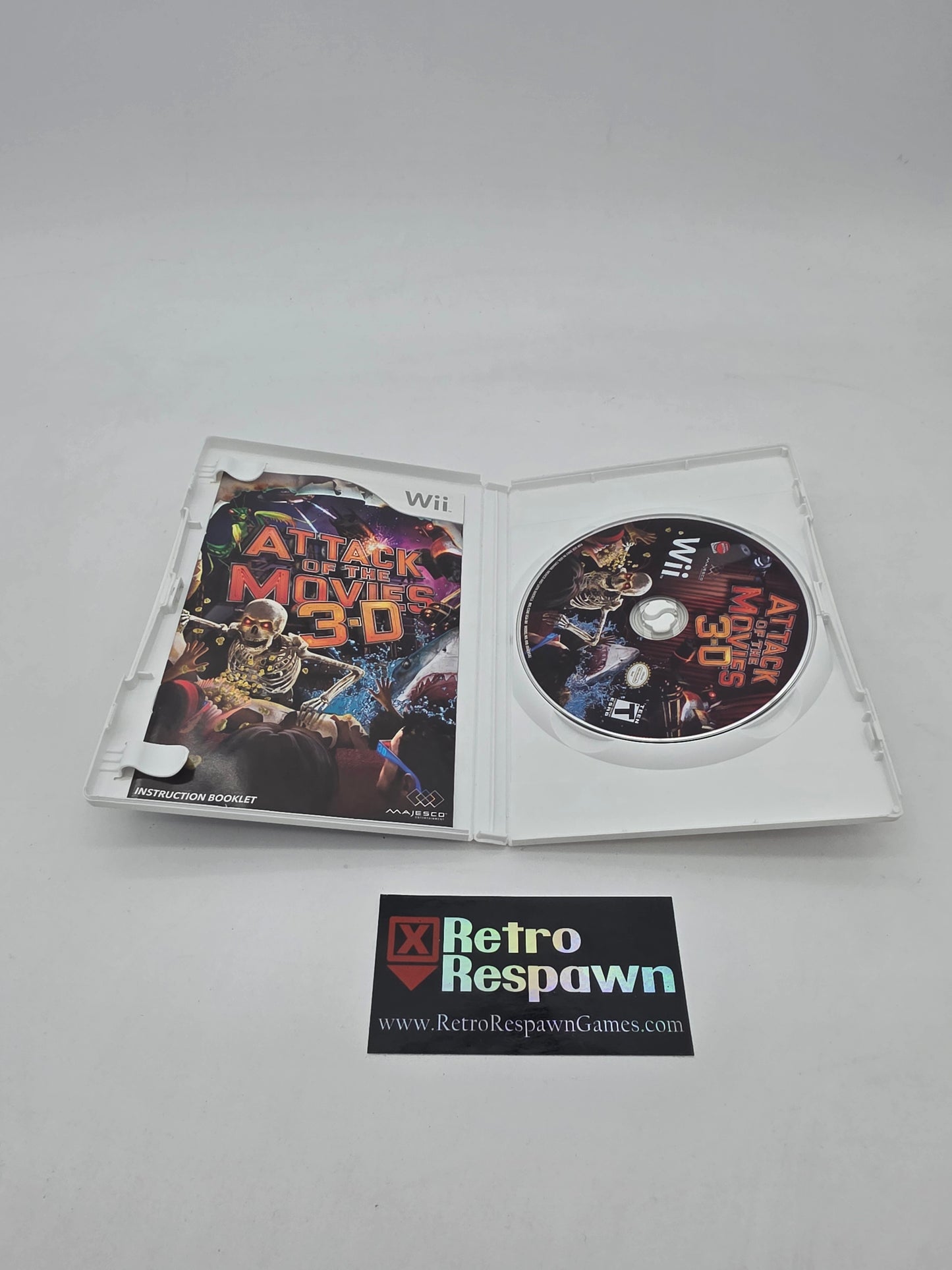 Attack of the Movies 3D - Wii (Complete/No Glasses)