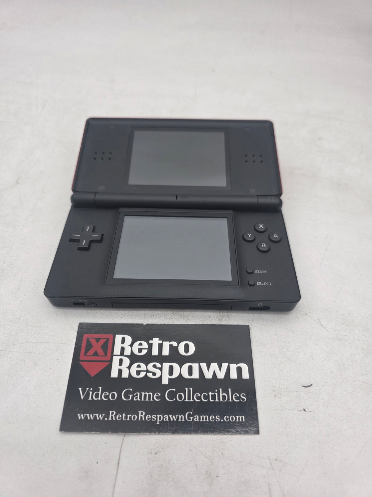 Red Crimson & Black Nintendo DS Lite - JP Nintendo DS (Console + Charger)