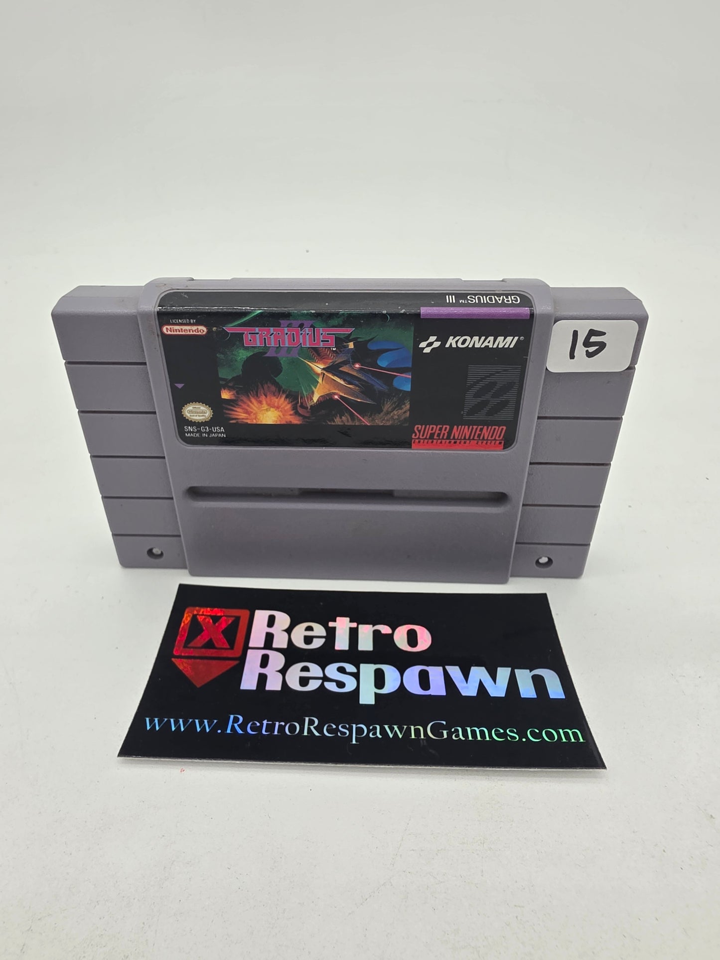Gradius III - Super Nintendo (Game Only)