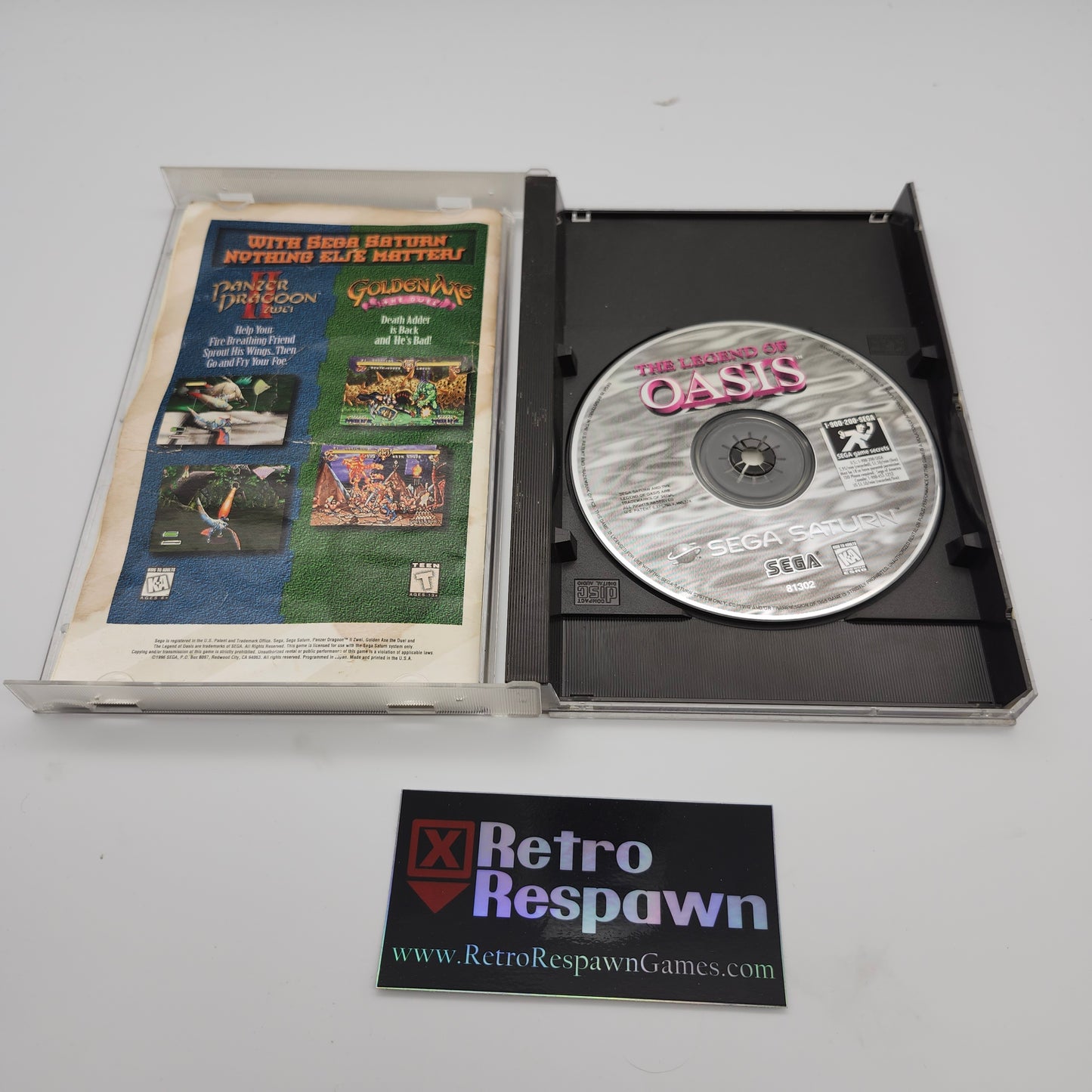 Legend of Oasis - Sega Saturn (Complete)