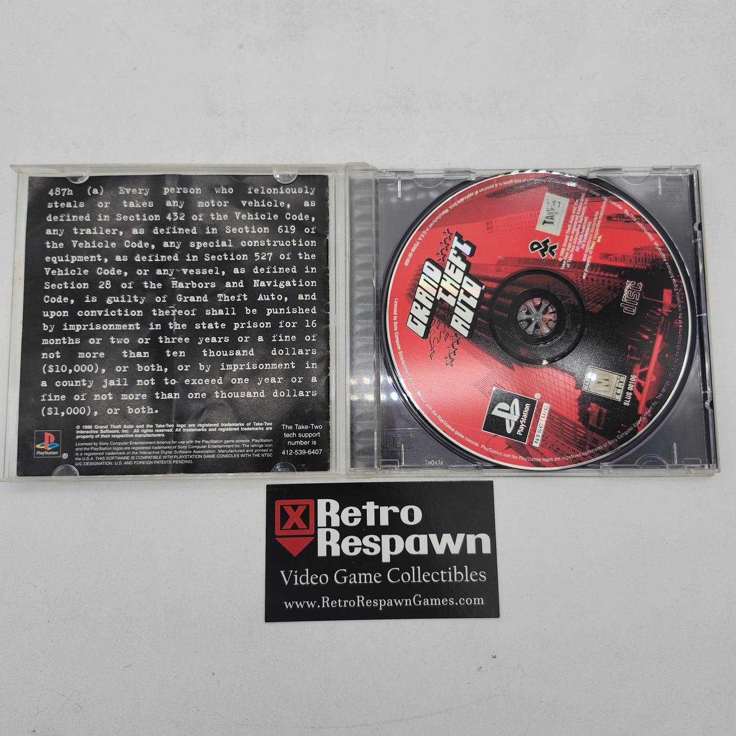 Grand Theft Auto - Playstation (Complete)