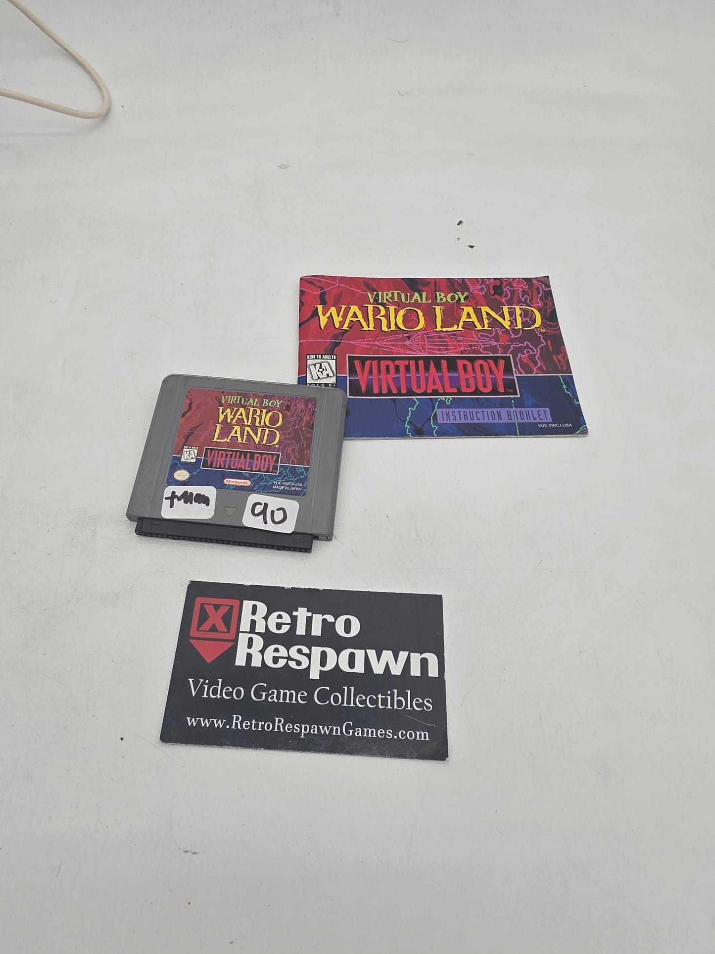 Wario Land - Virtual Boy (Game + Manual)