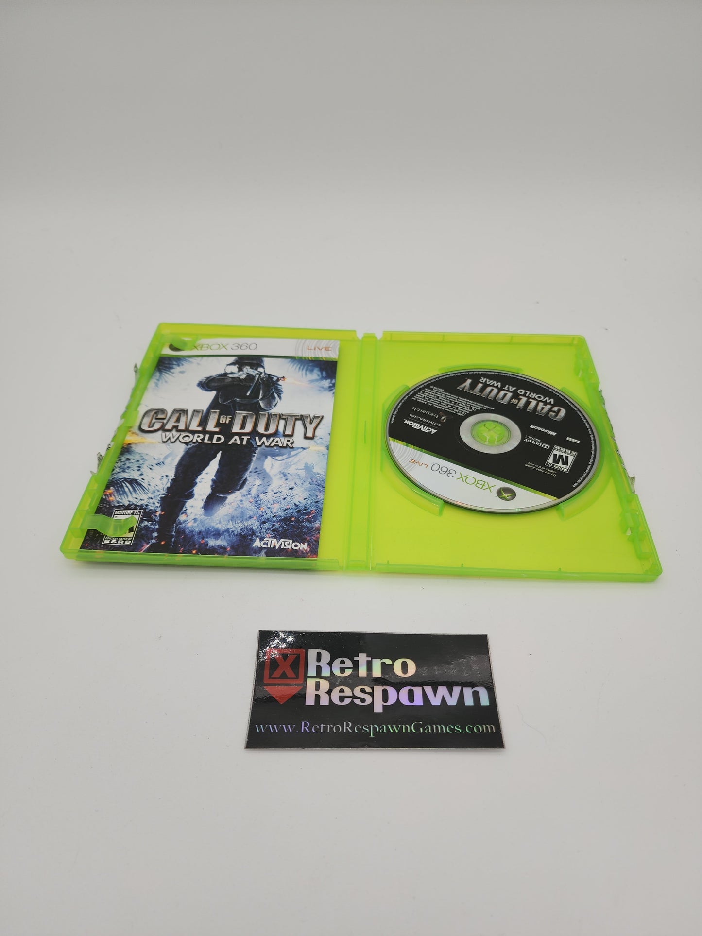 Call of Duty World at War - Xbox 360 (Complete)