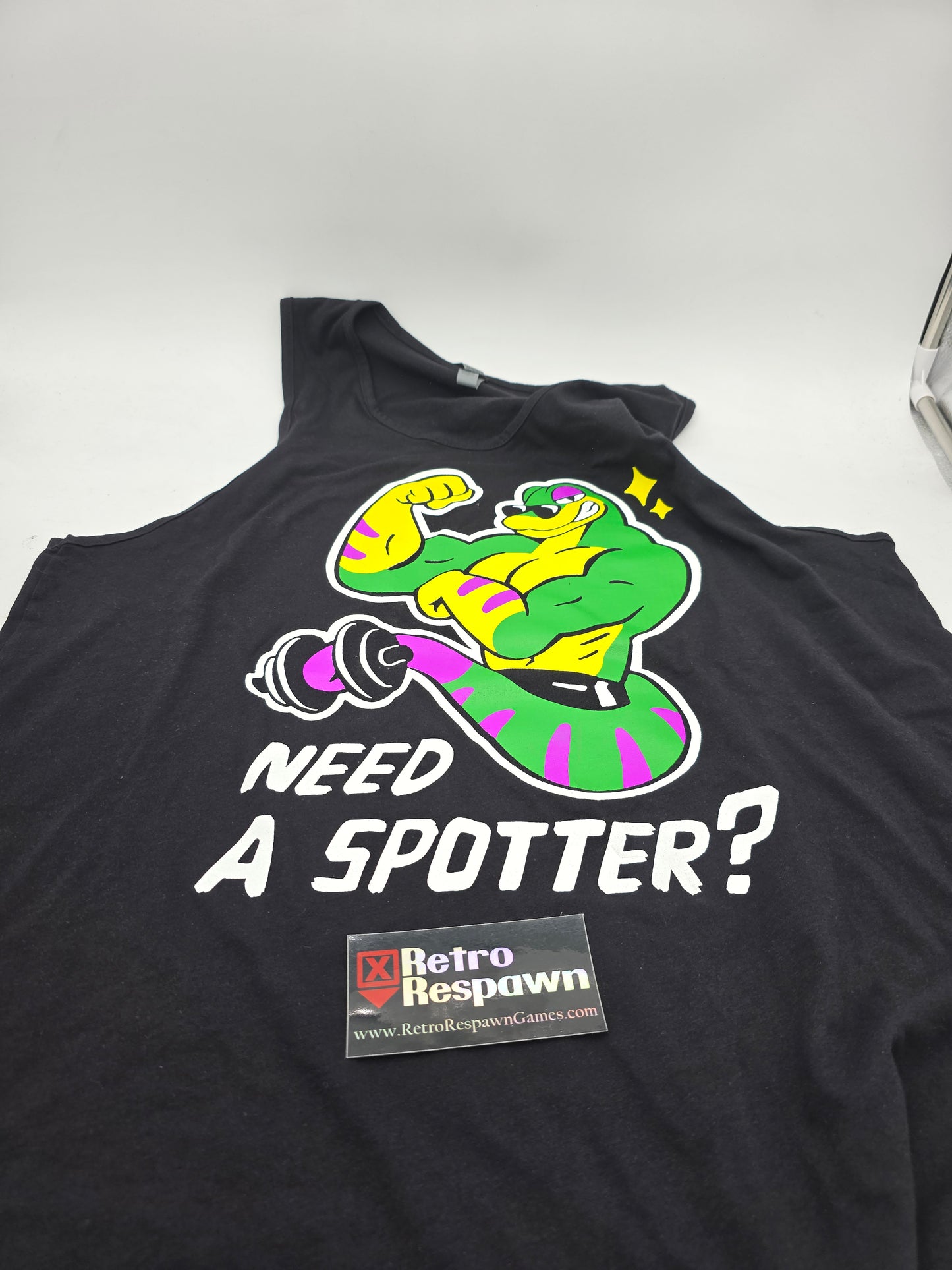 Gex Need A Spotter sleevless shirt