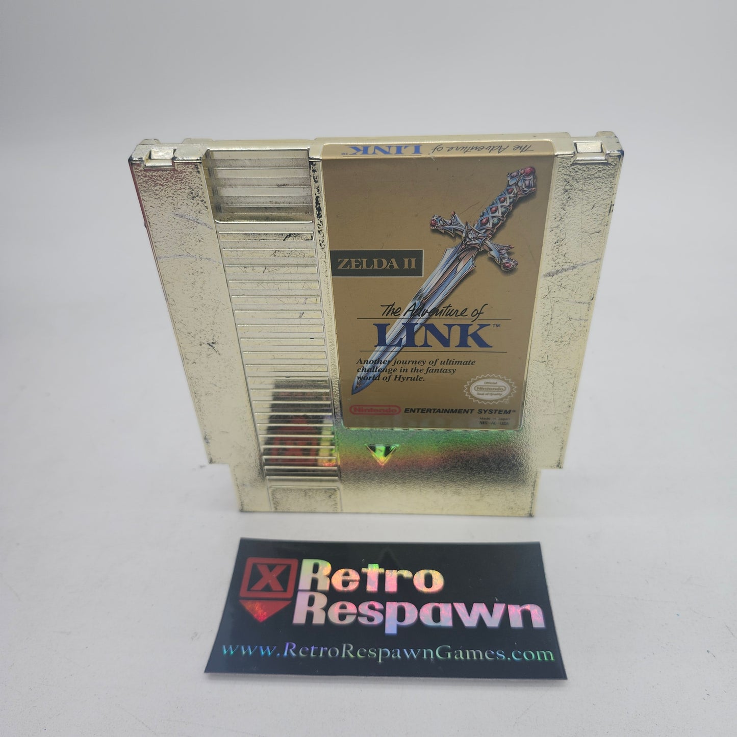 Gold Cart Zelda II The Adventure of Link - NES (Game Only)