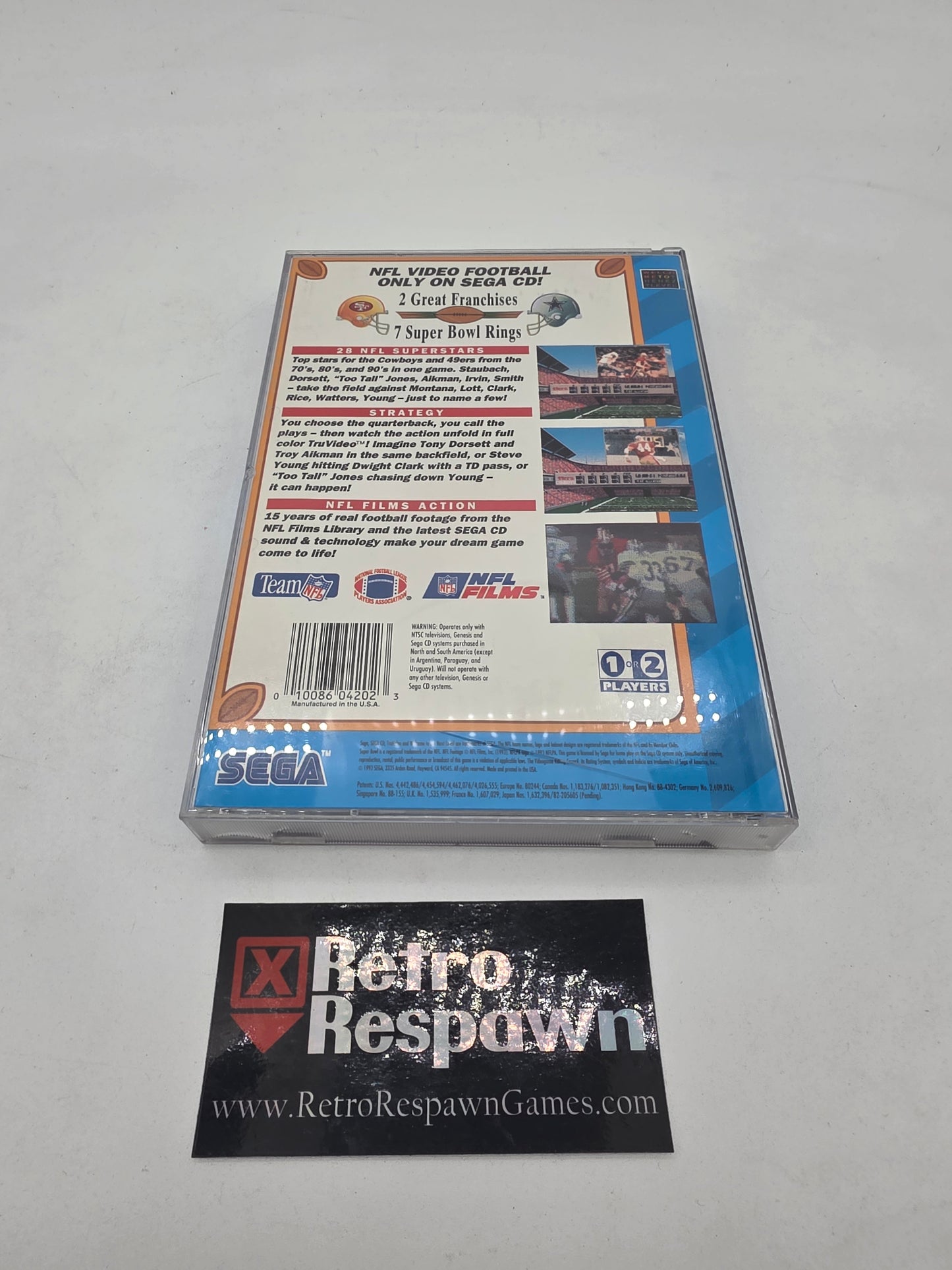 NFL Greatest Teams - Sega CD (Complete)