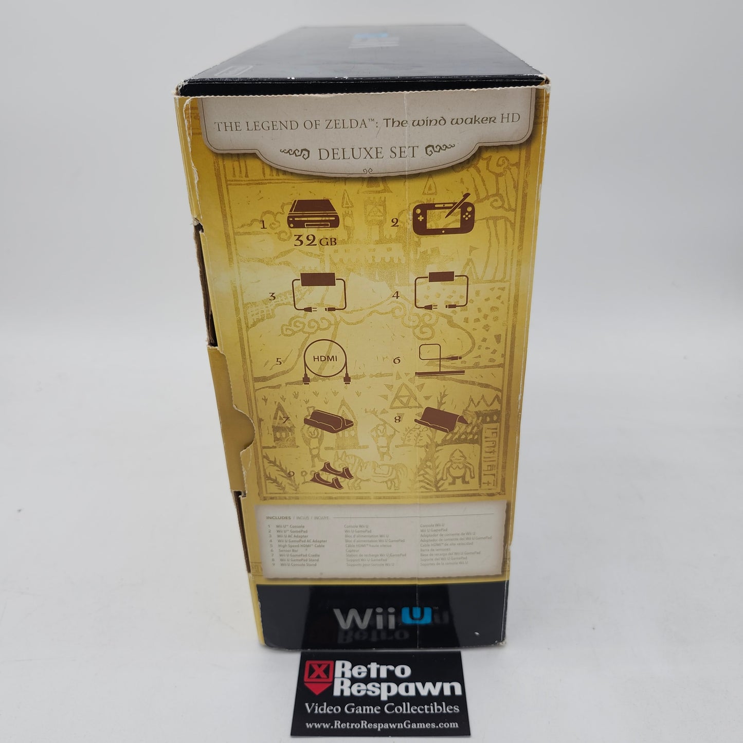 Wii U Console Deluxe: Zelda Wind Waker Edition - Wii U (Complete)