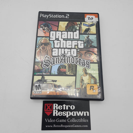 Grand Theft Auto San Andreas - Playstation 2 (Missing Manual)