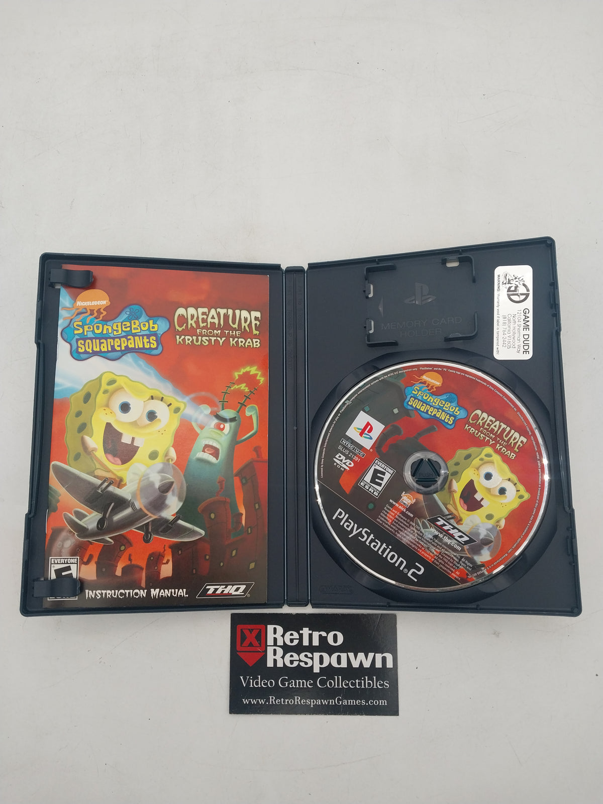 SpongeBob SquarePants Creature from Krusty Krab - Playstation 2 (Complete)