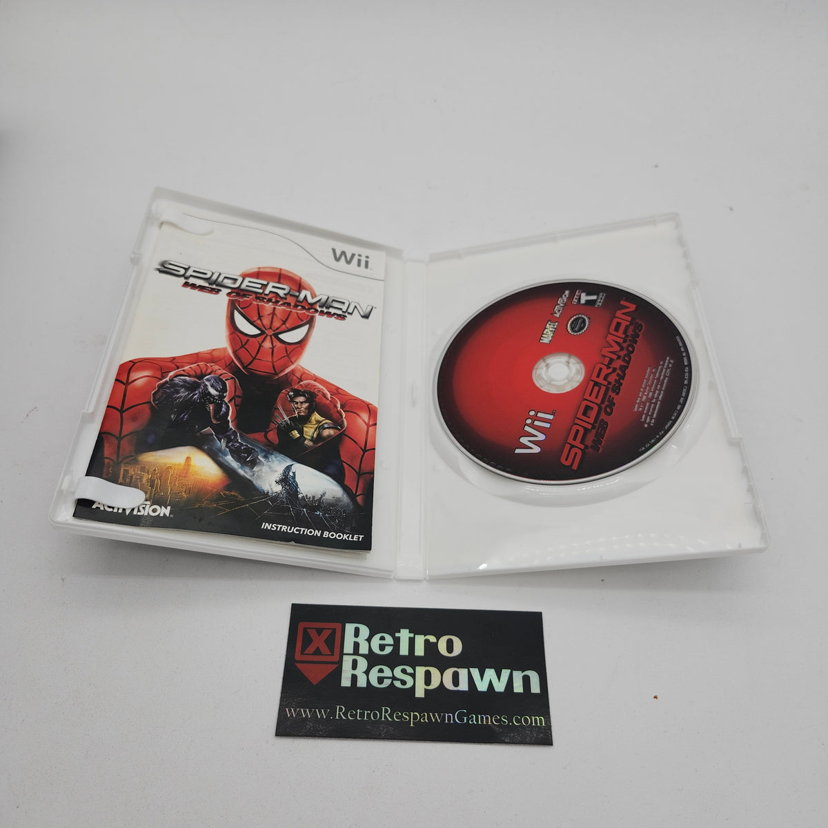 Spiderman Web of Shadows - Wii (Complete)