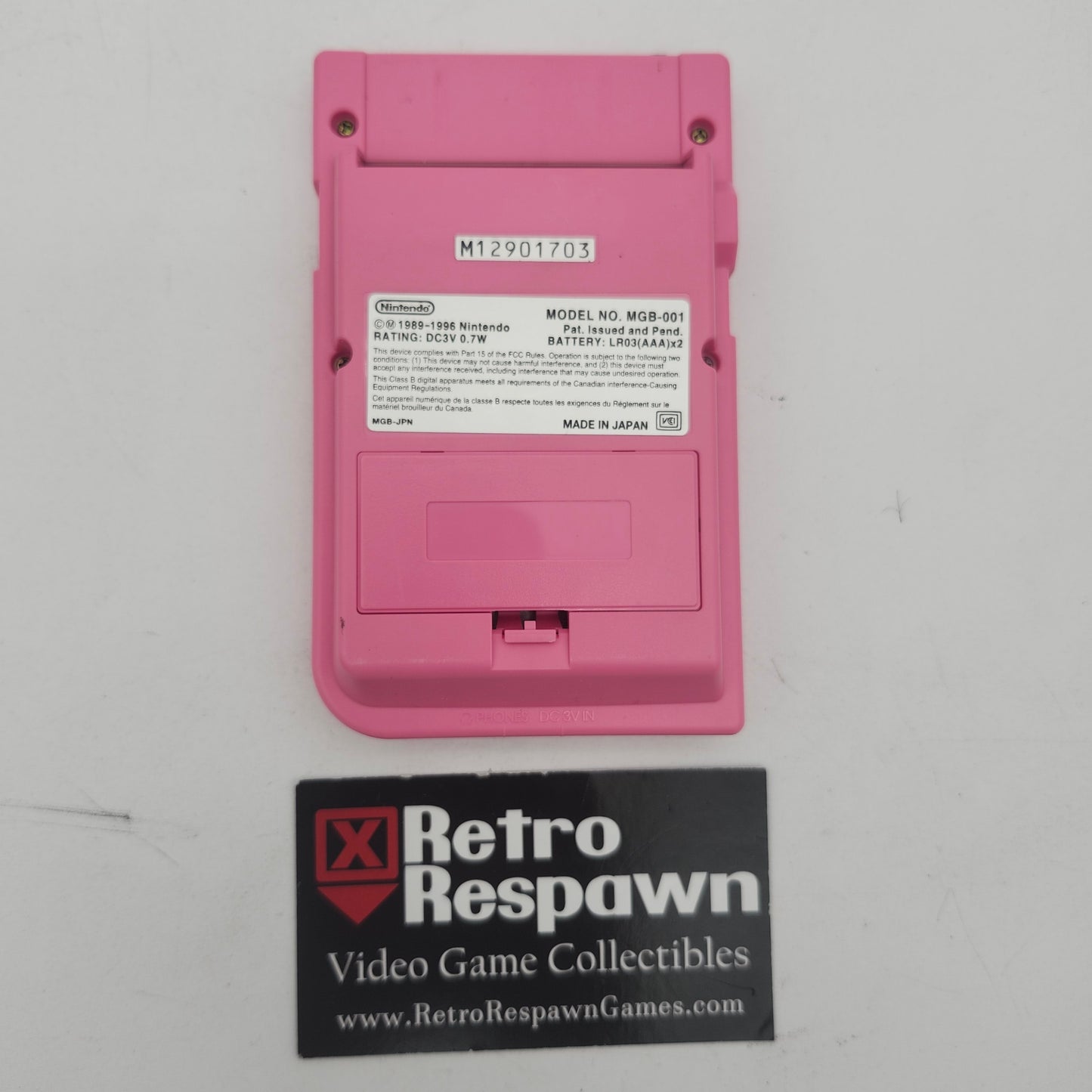 Pink Game Boy Pocket - JP Gameboy (Complete)