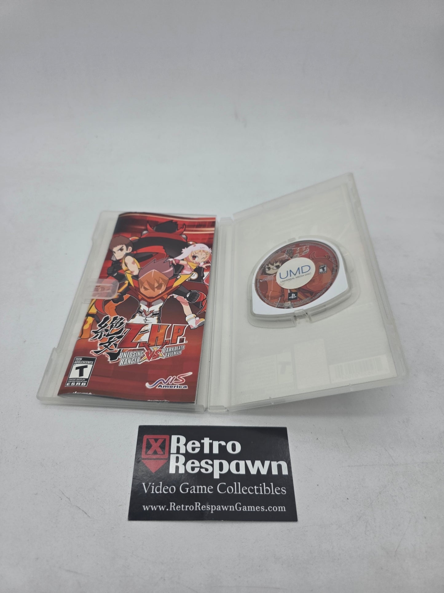 Z.H.P. Unlosing Ranger vs. Darkdeath Evilman - PSP (Complete)