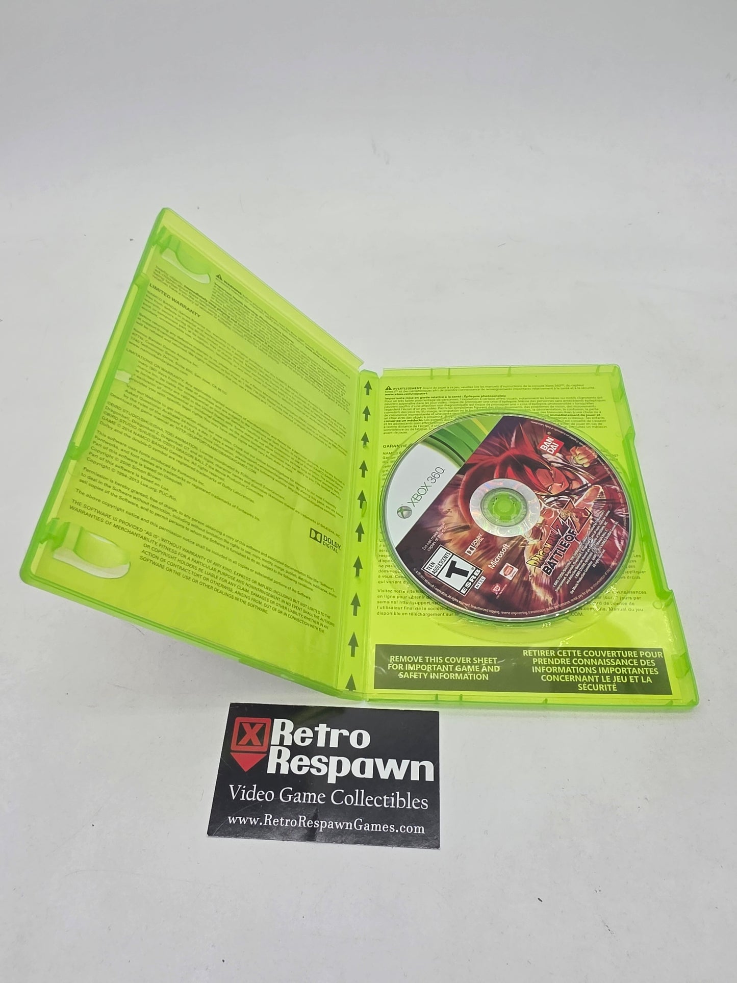 Dragon Ball Z: Battle of Z - Xbox 360 (Missing Manual)