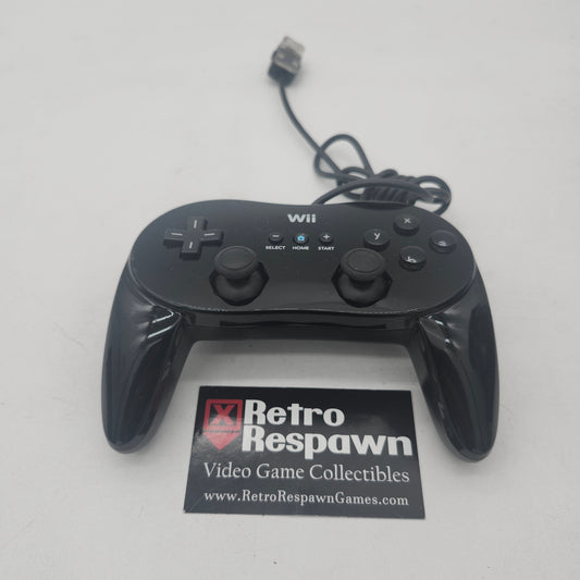 Black Wii Classic Controller Pro - Wii (Controller Only)