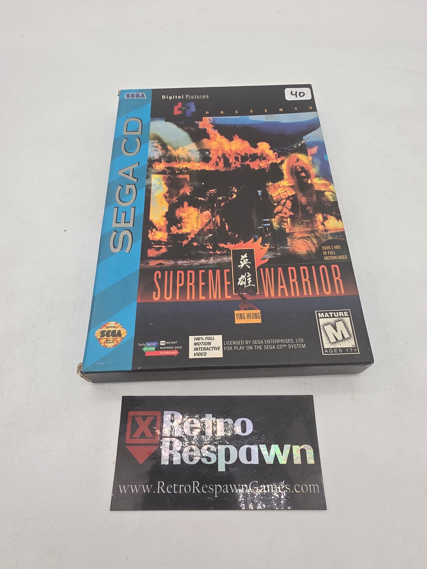Supreme Warrior - Sega CD (Complete)