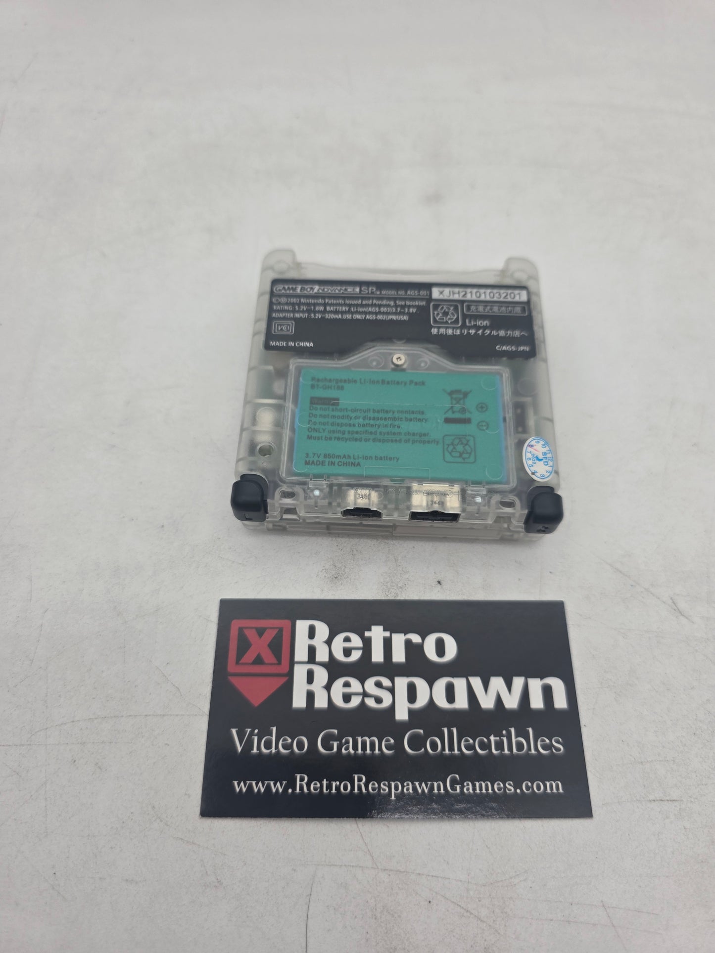 Reshell Clear Gameboy Advance SP - GameBoy Advance (Console+Charger)