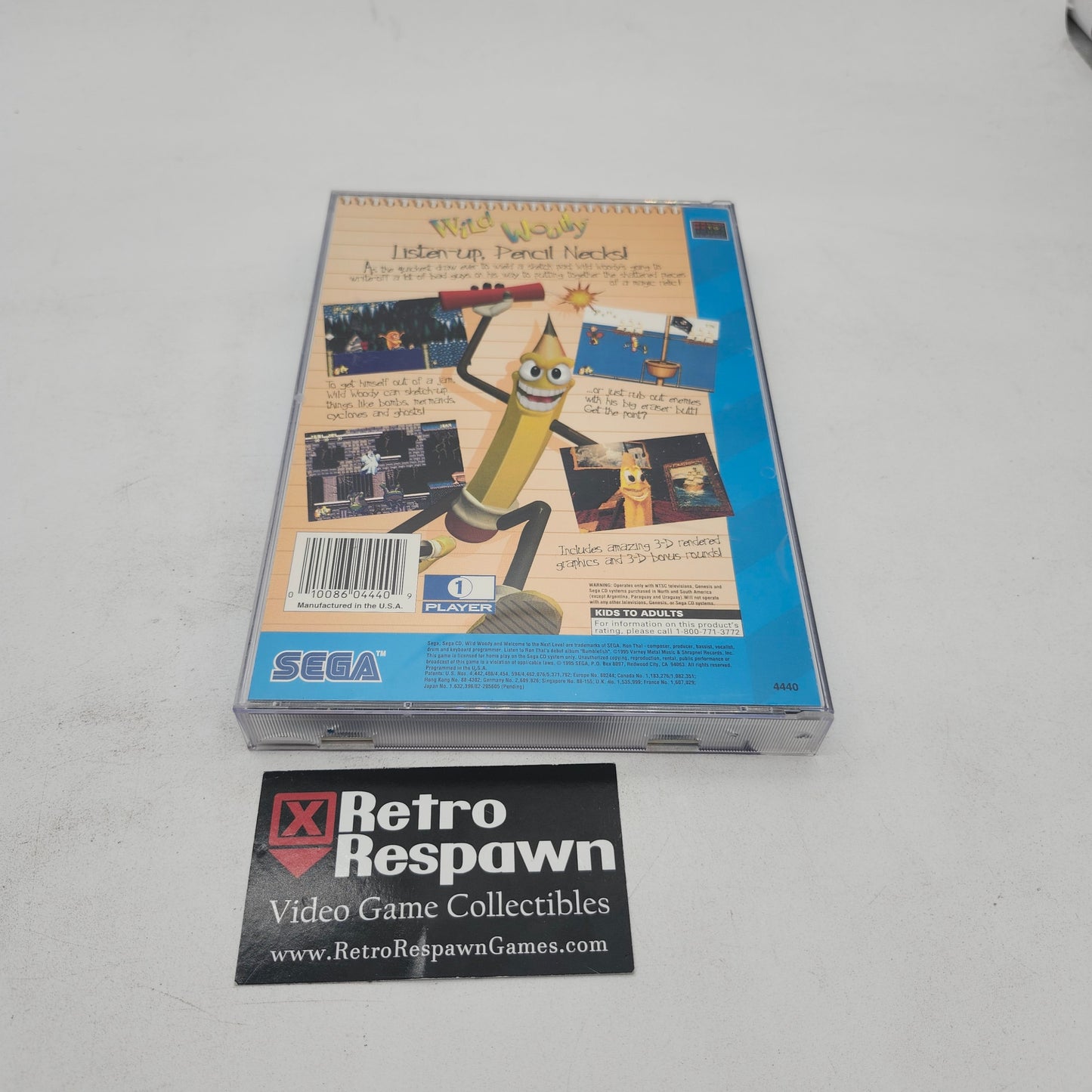 Wild Woody - Sega CD (Complete)