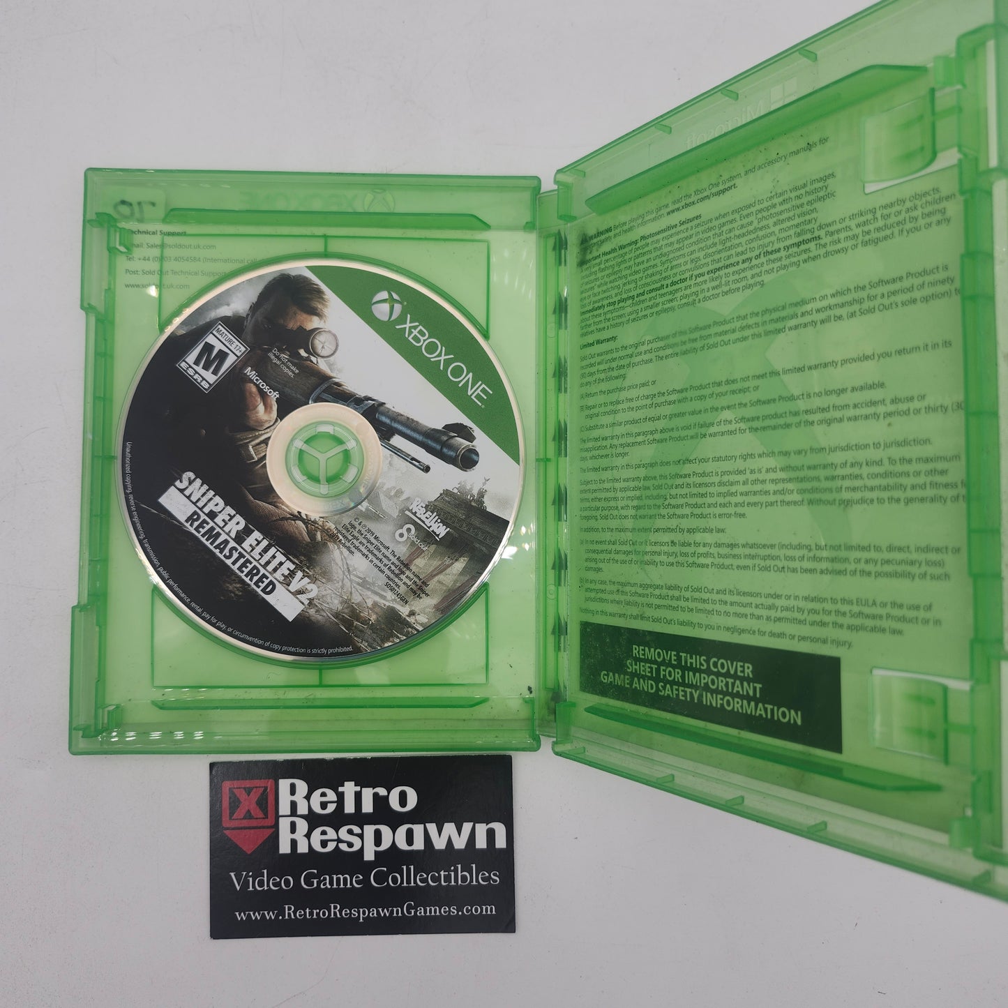 Sniper Elite V2 Remastered - Xbox One (Complete)