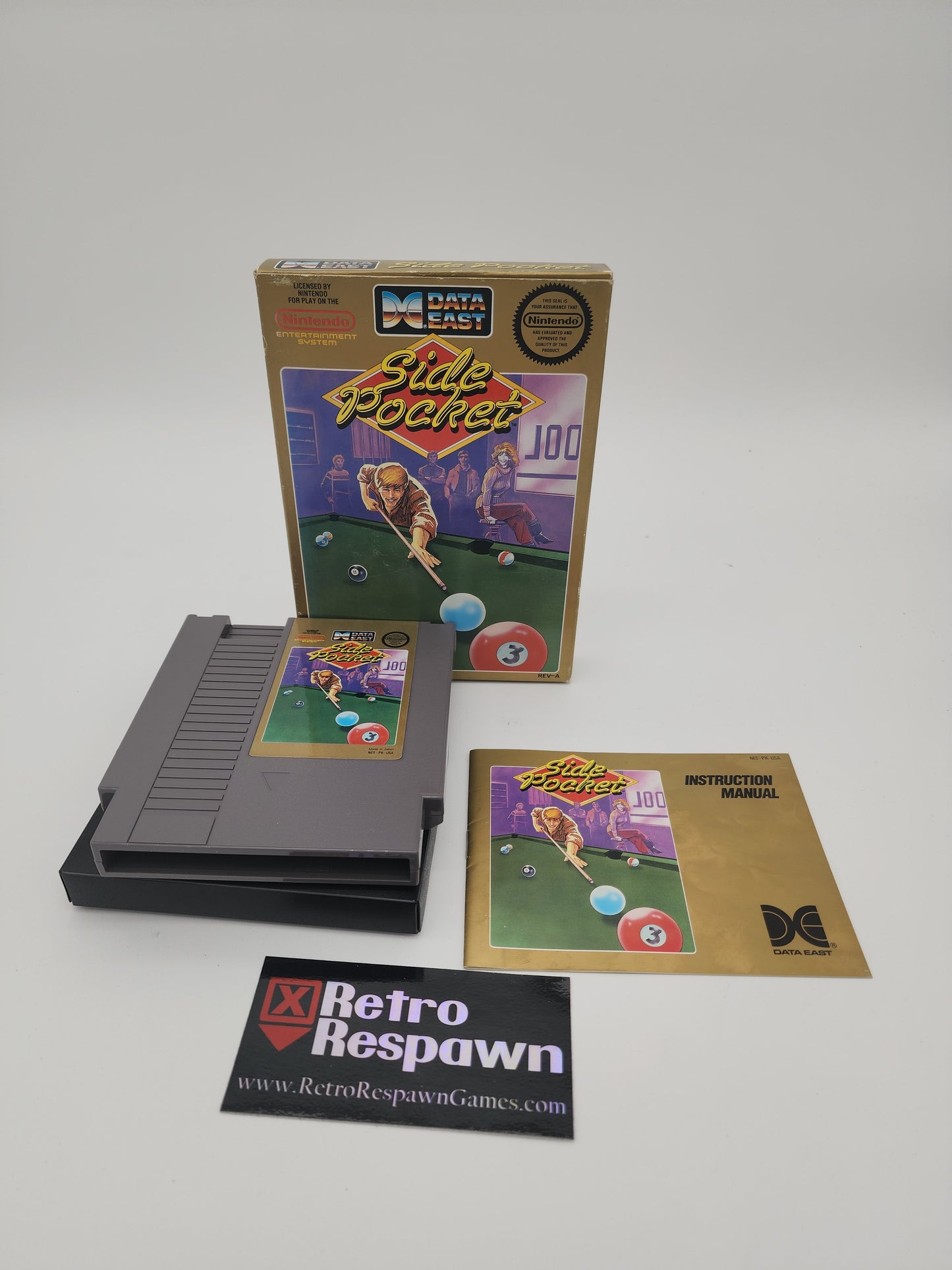 Side Pocket - NES (Complete)