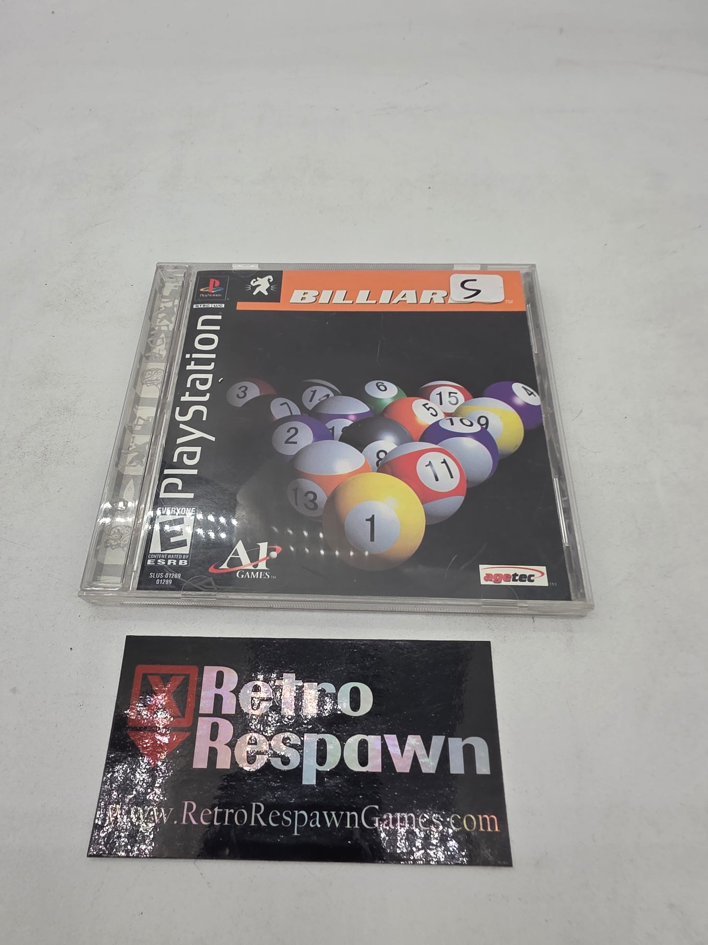 Billiards - Playstation (Complete)