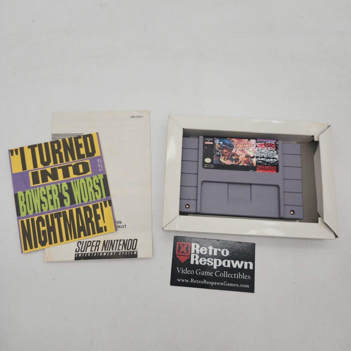 Fighter's History - Super Nintendo (Missing Manual)