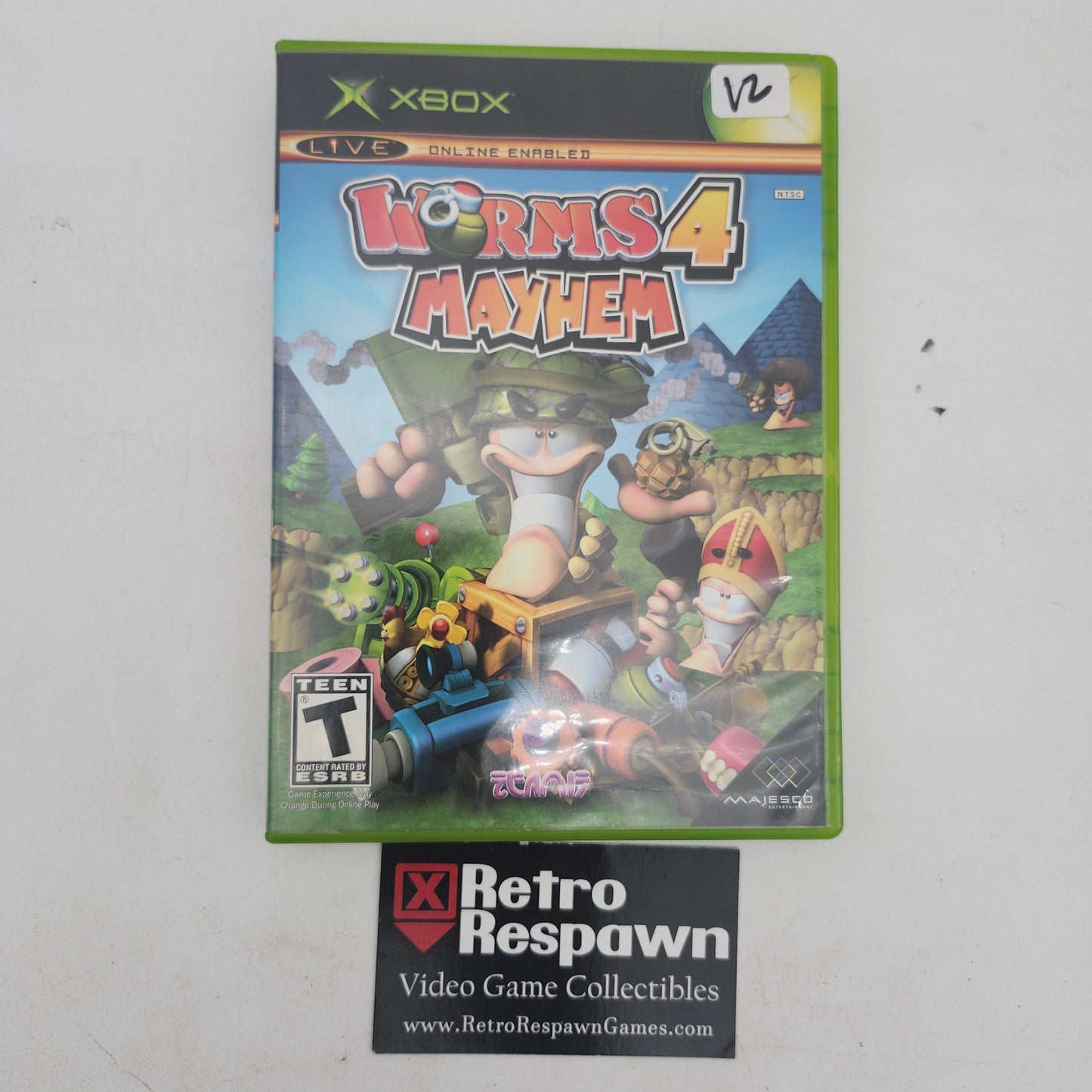 Worms 4 Mayhem - Xbox (Complete)