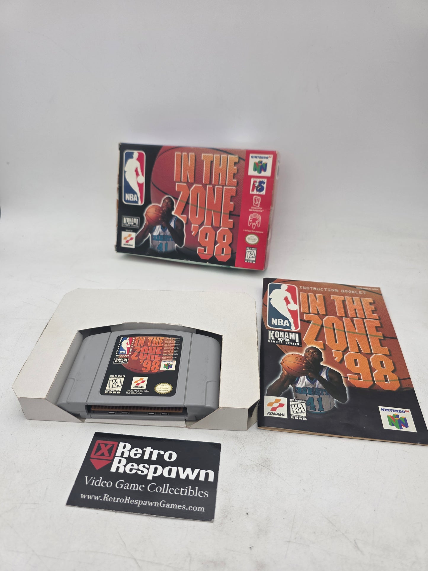 NBA In the Zone '98 - Nintendo 64 (Complete)