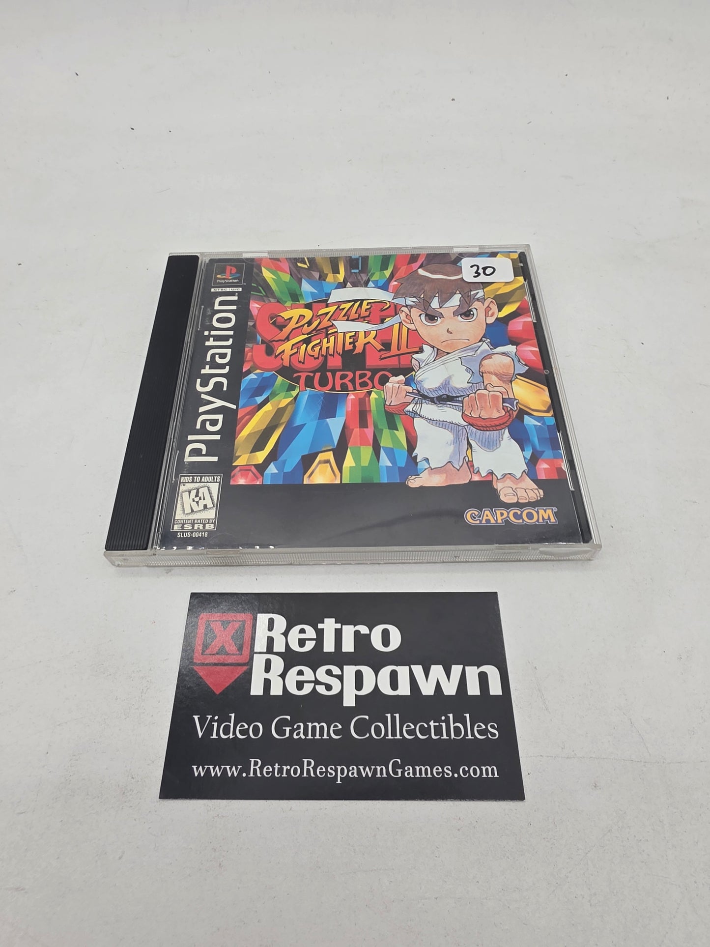 Super Puzzle Fighter II Turbo - Playstation (Complete)