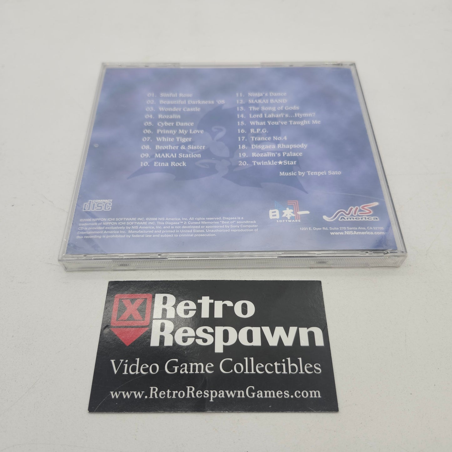 Disgaea 2: Cursed Memories "Best of" Soundtrack - CD (Sealed)