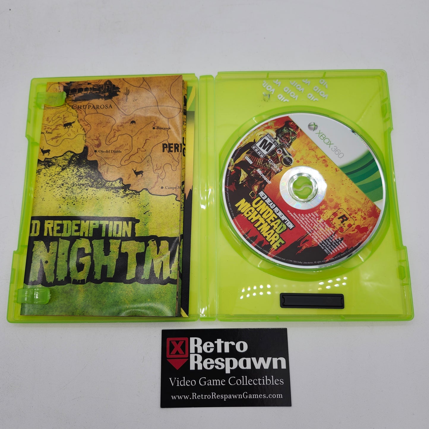 Red Dead Redemption Undead Nightmare - Xbox 360 (Complete w/Poster)